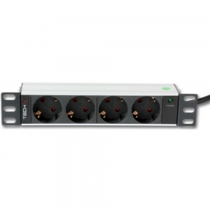 Listwa Zasilająca Rack 10 1u 250v/16a 4x Schuko 1,8m